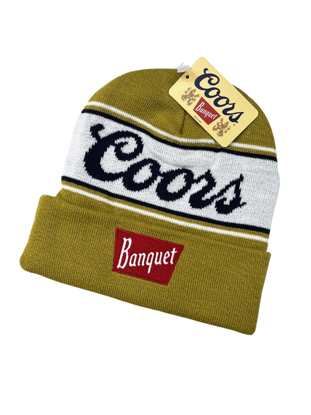 Coors Banquet Cuffed Knit Beanie NWT
